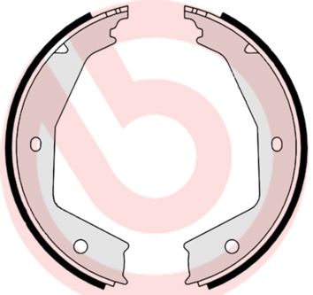 BREMBO S 23 554 Brake Shoe Set, parking brake