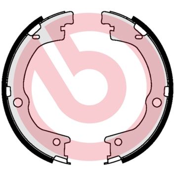 BREMBO S 30 533 Brake Shoe Set, parking brake