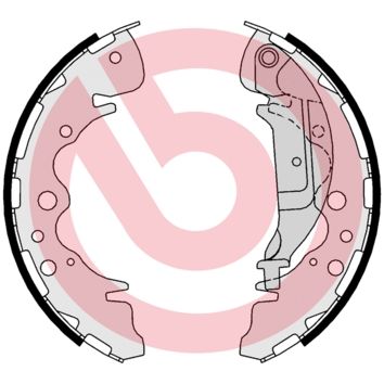 BREMBO S 30 535 Brake Shoe Set