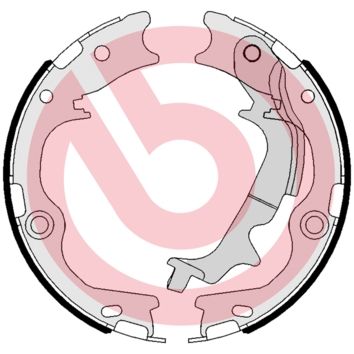 BREMBO S 30 537 Brake Shoe Set