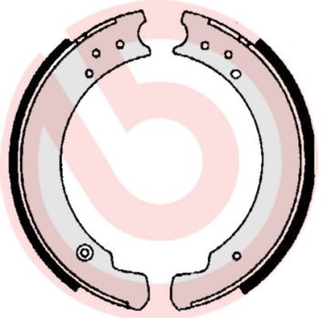 BREMBO S 44 501 Brake Shoe Set