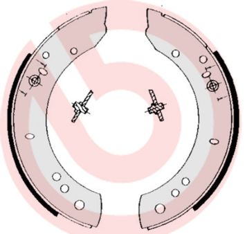 Brake Shoe Set BREMBO S 44 502