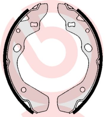 Brake Shoe Set BREMBO S 49 504