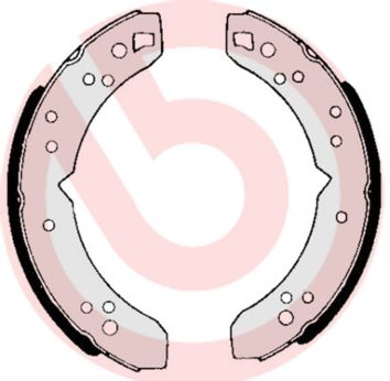 Brake Shoe Set BREMBO S 52 504