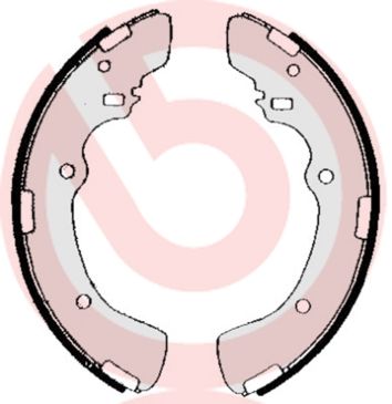 Brake Shoe Set BREMBO S 54 511