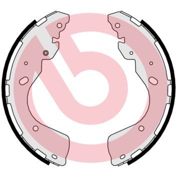Brake Shoe Set BREMBO S 56 547