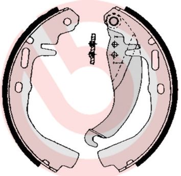 Brake Shoe Set BREMBO S 59 507