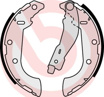 Brake Shoe Set BREMBO S 61 521