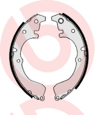BREMBO S 83 514 Brake Shoe Set