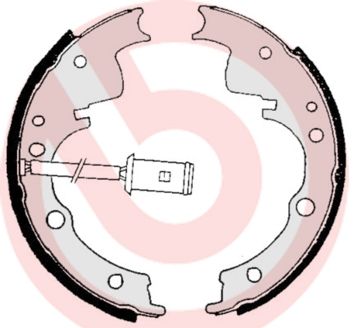 BREMBO S A6 505 Brake Shoe Set