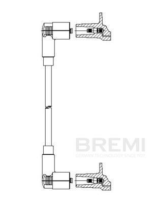 Ignition Cable BREMI 114/50
