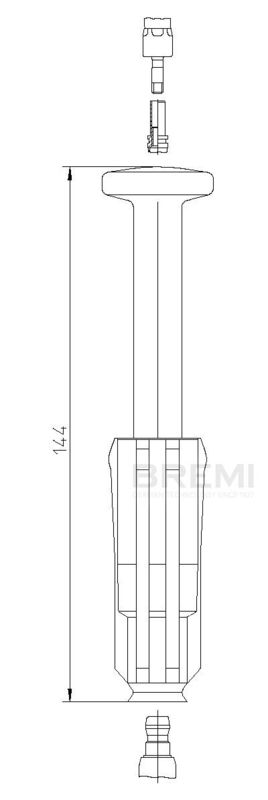 BREMI 13303/2 Plug, spark plug