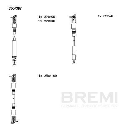 Ignition Cable Kit BREMI 300/387