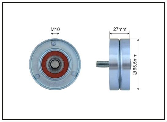 CAFFARO 392-11 Tensioner Pulley, V-ribbed belt