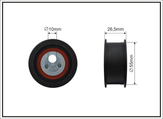 CAFFARO 500137 Tensioner Pulley, timing belt