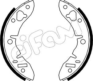 Brake Shoe Set CIFAM 153-004