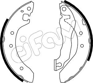 Brake Shoe Set CIFAM 153-005