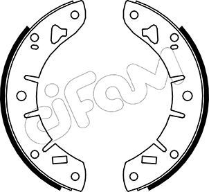 CIFAM 153-007 Brake Shoe Set