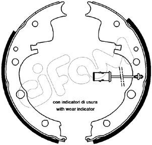CIFAM 153-065 Brake Shoe Set