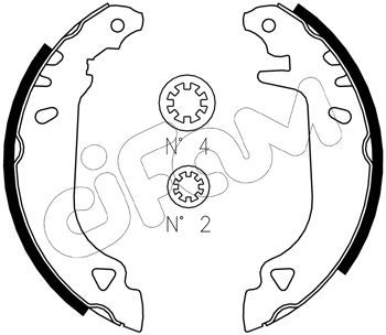 Brake Shoe Set CIFAM 153-066J