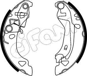 CIFAM 153-070 Brake Shoe Set