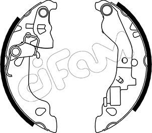 CIFAM 153-079Y Brake Shoe Set