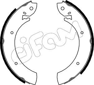 CIFAM 153-100 Brake Shoe Set