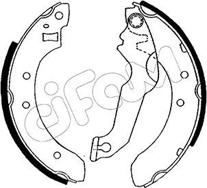 Brake Shoe Set CIFAM 153-106