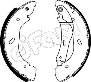 Brake Shoe Set CIFAM 153-134
