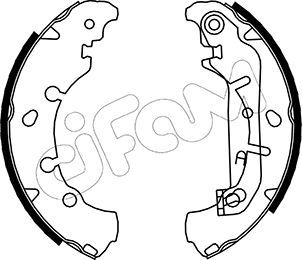 CIFAM 153-136 Brake Shoe Set