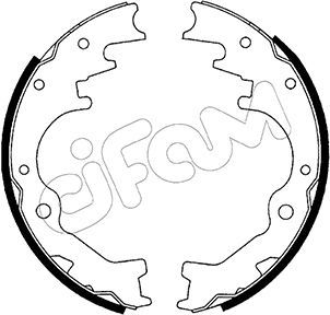 Brake Shoe Set CIFAM 153-208
