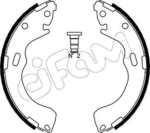 CIFAM 153-216 Brake Shoe Set