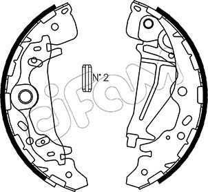 Brake Shoe Set CIFAM 153-226