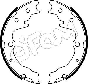 CIFAM 153-228 Brake Shoe Set, parking brake