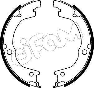Brake Shoe Set, parking brake CIFAM 153-230