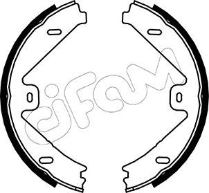 CIFAM 153-250 Brake Shoe Set, parking brake