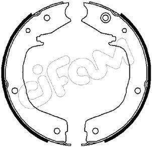 CIFAM 153-267 Brake Shoe Set, parking brake