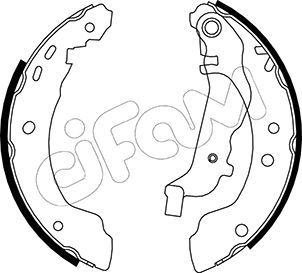CIFAM 153-283Y Brake Shoe Set