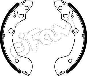 Brake Shoe Set CIFAM 153-286