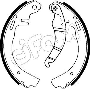 Brake Shoe Set CIFAM 153-300