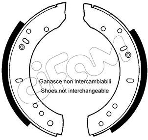 Brake Shoe Set CIFAM 153-366