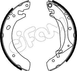 CIFAM 153-368 Brake Shoe Set