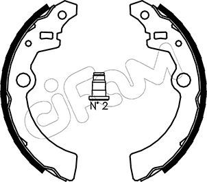 CIFAM 153-385 Brake Shoe Set