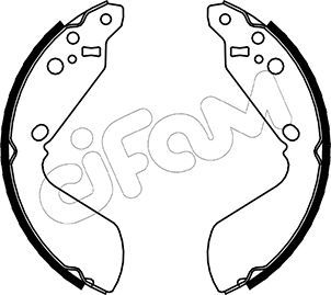 CIFAM 153-399 Brake Shoe Set