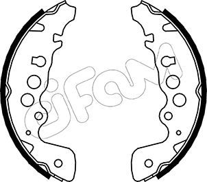 CIFAM 153-401 Brake Shoe Set