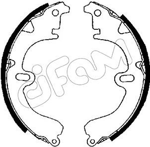 Brake Shoe Set CIFAM 153-417