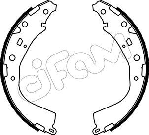 CIFAM 153-447 Brake Shoe Set