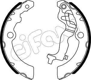 CIFAM 153-518 Brake Shoe Set