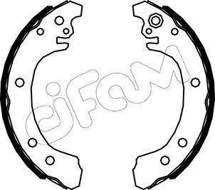 Brake Shoe Set CIFAM 153-523