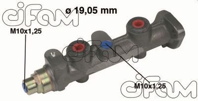 Brake Master Cylinder CIFAM 202-022